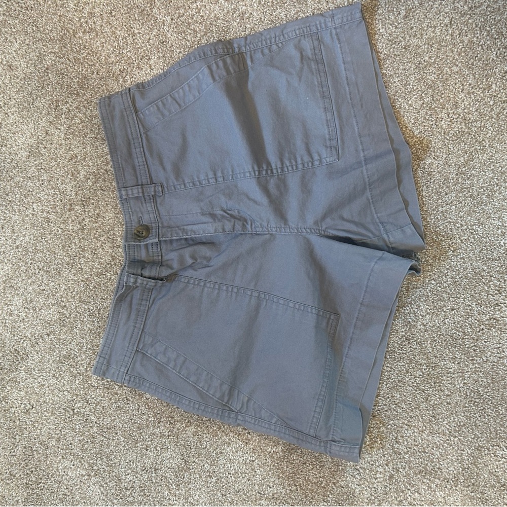 a new day Gray Cargo Shorts Casual Cotton Blend